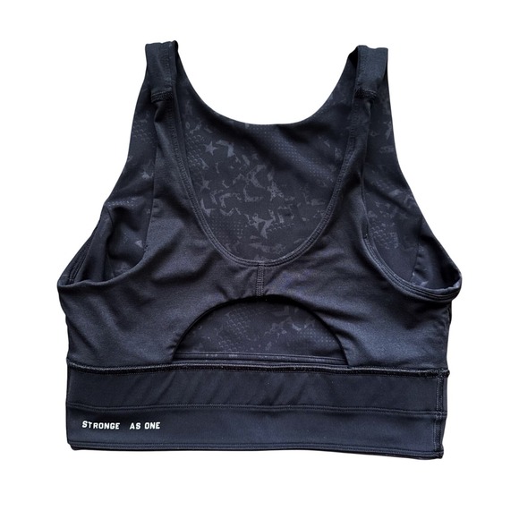 Lululemon X Barry's Stronger As One‎ Long Line Bra Black Military Sz 6 Cup C/D - Picture 16 of 16